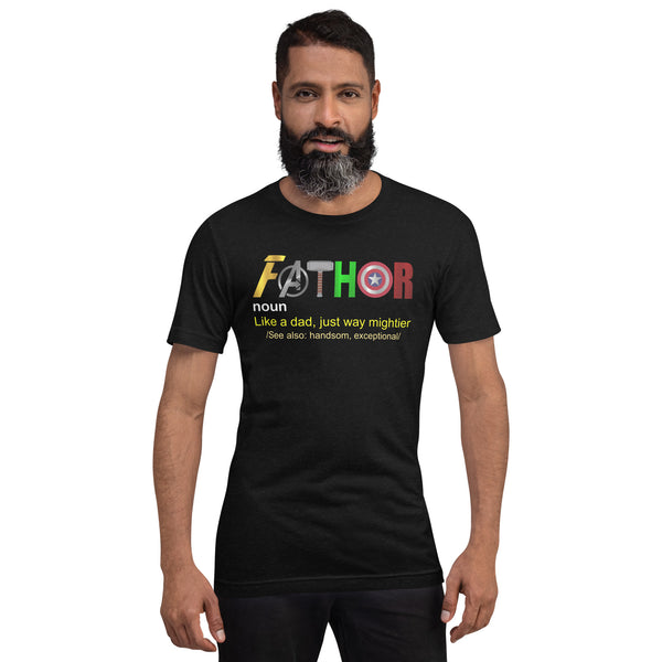 Fathor T-shirts for Men Father's Day Gift Viking Fathor Superhero T-Shirt Unisex t-shirt